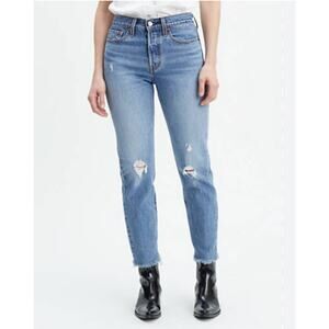 Levi's Wedgie Fit Ankle Jeans Premium Denim Size 24
